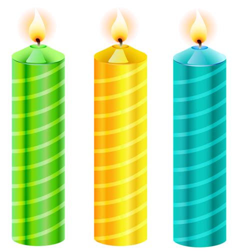 Birthday Candles Png Vector Clipart Picture Candles Birthday Candles