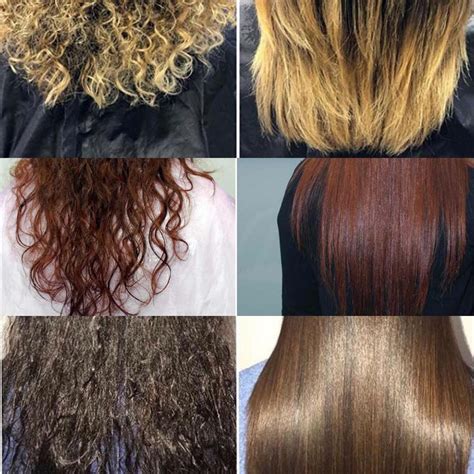 ️ ️ ️Aquí os mostramos el antes y el después del #tratamientokeratina ?‍♀️?‍♀️?‍♀️alisa cabellos 