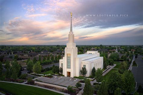 twin falls temple aerial sunrise lds temple pictures