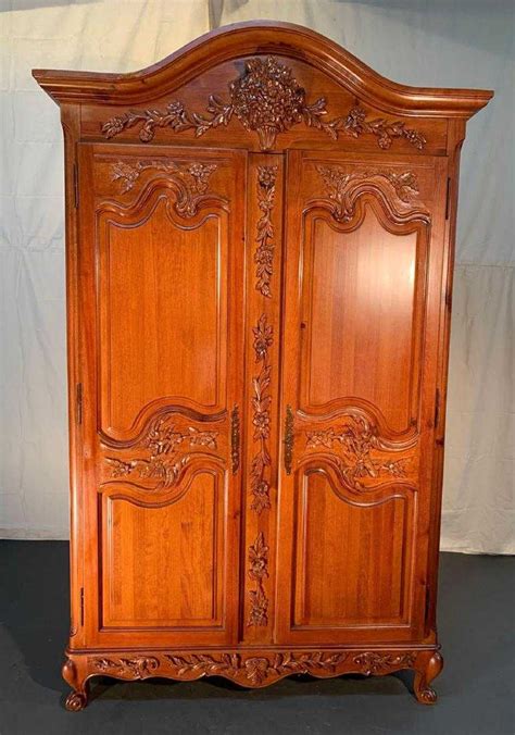 Gorgeous High End French Linen Cabinetarmoire Made In