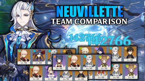 Neuvillette Team Comparison Which One Is The Best Team Comp