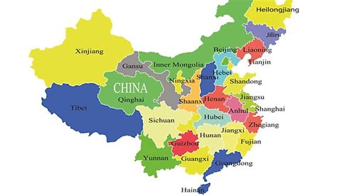 Chinese Provinces By Population Worldatlas
