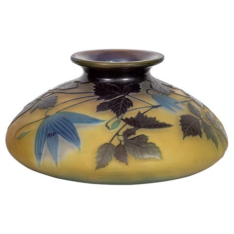 Fine Émile Gallé Enamel Glass Vase For Sale At 1stdibs