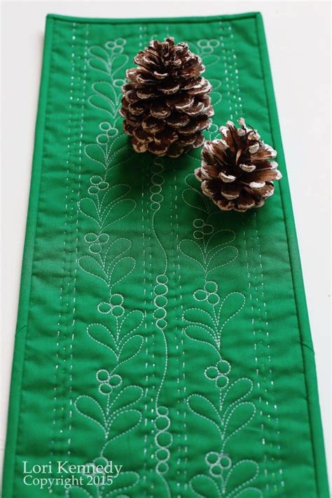 Ho Ho The Mistletoe Machine Quilting Tutorial Free Motion Quilting