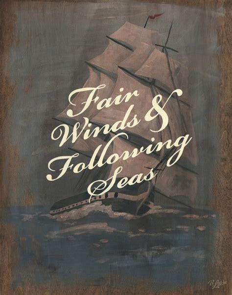 Upload, livestream, and create your own videos, all in hd. Fair Winds & Following Seas Art Print by Modern Rosie ...