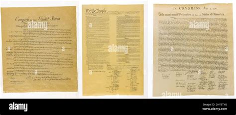 Documentos Históricos Antiguos Washington Dc Sobre La Declaración