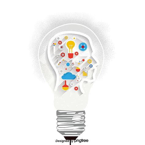 Brain Bulb Png Image Creative Bulb Brain Brain Creative Light Bulb