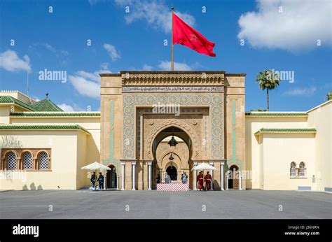 Royal Palace Königspalast In Rabat Marokko Stockfotografie Alamy