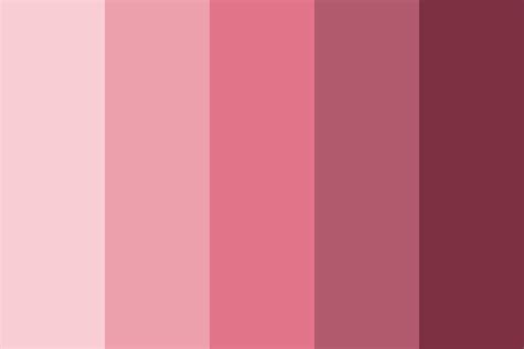 Pastel Pink Hair Color Palette