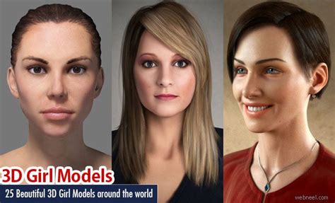 50 Beautiful 3d Girls And Cg Girl Models From Top 3d Designers Girl