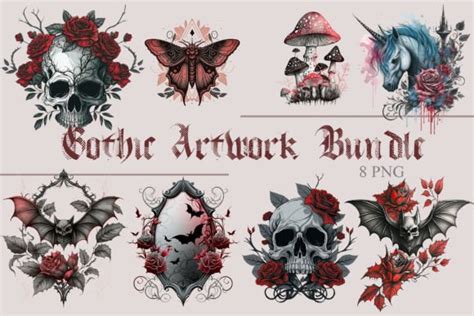 Gothic Artwork Bundle Graphic By Elliot Design · Creative Fabrica