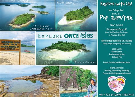 Travel Guide Once Islas Zamboanga City Travel Up
