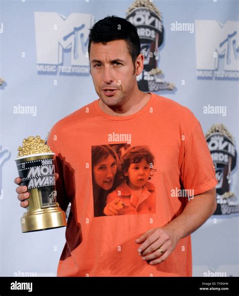 Adam Sandler Appears Backstage After Receiving The Mtv Generation Award