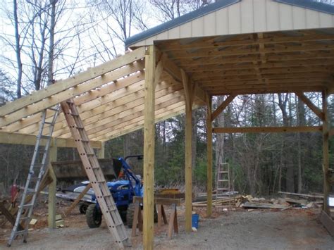 Adding A Lean To Pole Barn Diy Shed Kits Plans