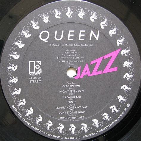 Queen Jazz 1978 Vinyl Pursuit Inc