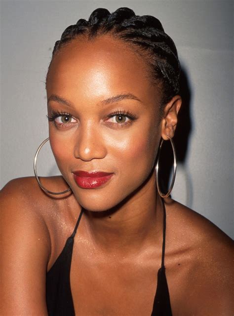 Tyra Banks Our 90s Rihanna In Training Refinery29 90s Makeup Look