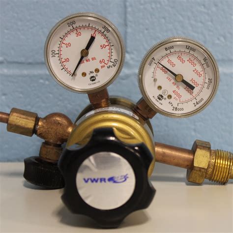 VWR Model 55850-474 Multistage Gas Regulator with Neoprene Diaphragm