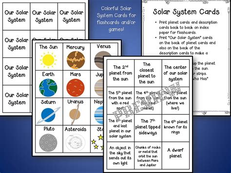 1st Grade Pandamania Solar System Activities