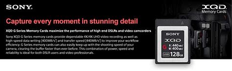 Sony Professional Xqd G Series 32gb Memory Card Qdg32e Buy Best