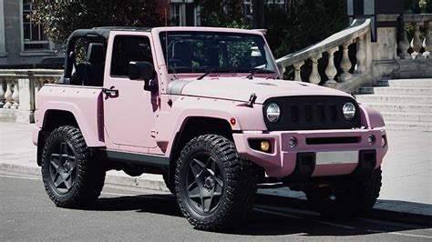 Modified Jeep Wrangler Is Pretty In Pink And Could Be Yours