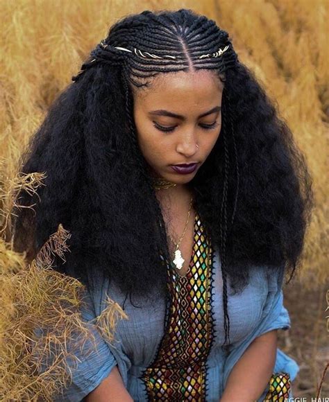 Ethiopian Hair Ethiopian Beauty African Hairstyles Black Girls