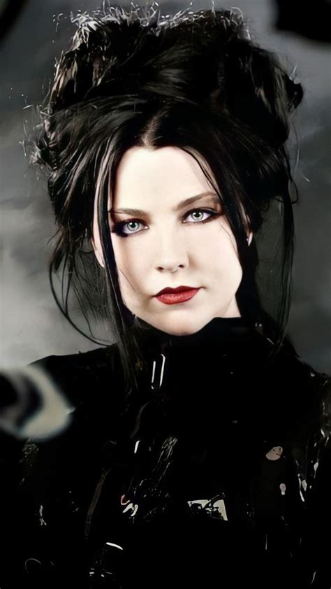 Amy Lee Evanescence Gothic Hairstyles Rockers Girls Music