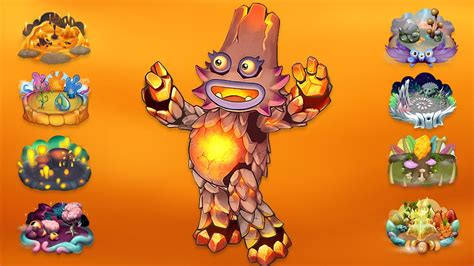 Kayna All Monster Sounds And Animations My Singing Monsters Youtube