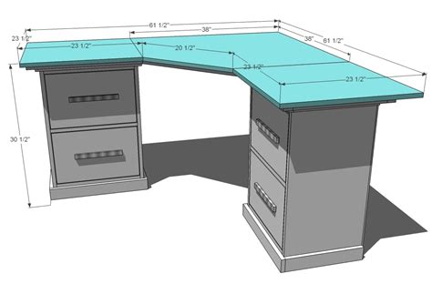 Free Corner Desk Plans Pdf Woodworking