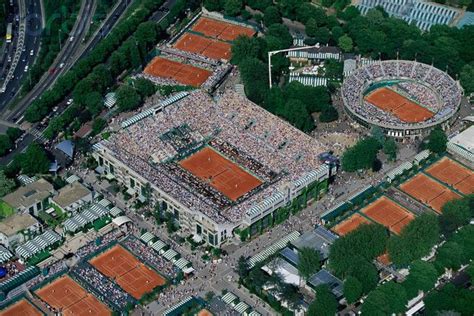 Roland Garros Aerial View Beautiful