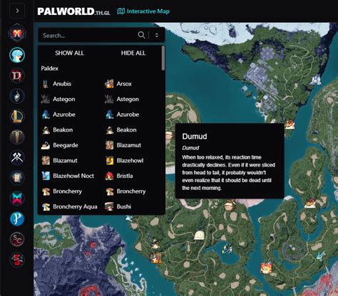 Interactive Map With All Pals Locations Link In Comments Rpalworld