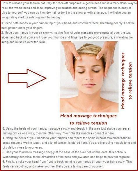 Head Massage Techniques To Relieve Tension Handmassagebenefits