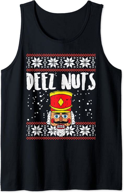 Deez Nuts Nutcracker Funny Ugly Christmas Sweater Meme T
