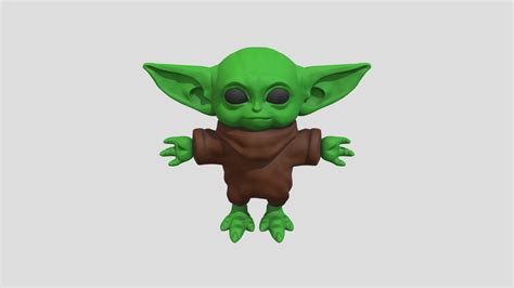 Baby Yoda T Pose Download Free 3d Model By Elephai D61168f Sketchfab