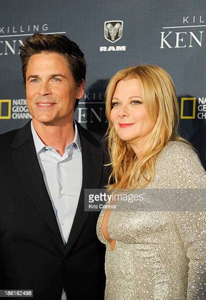 rob lowe and sheryl berkoff photos and premium high res pictures getty images