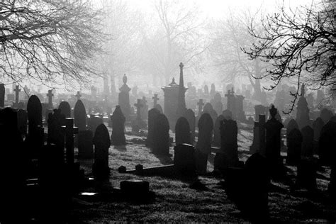 Misty Graveyard Cemeteries Graveyard Grave Of The Fireflies