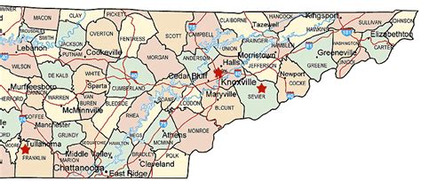 27 Map Of East Tennessee Map Online Source