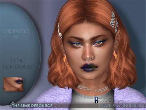 Sims 4 Chinpreset 02 By Playerswonderland The Sims Game