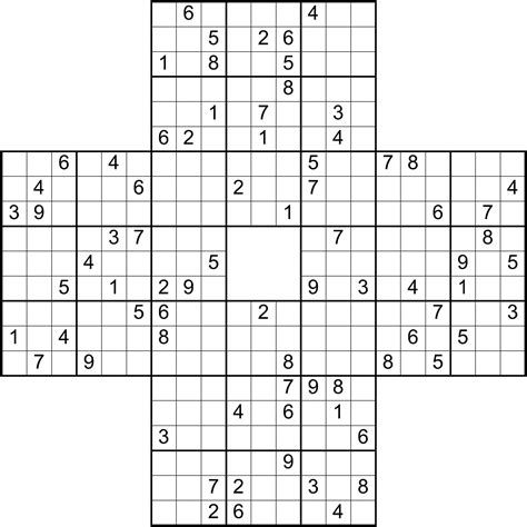 Types of sudoku printable