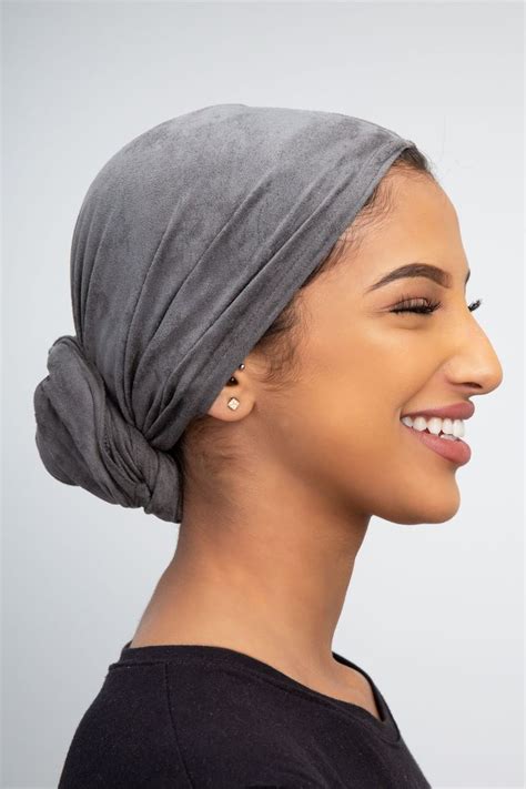 Peanut Suede Turban In 2020 Head Scarf Styles Turban Hijab Fashion