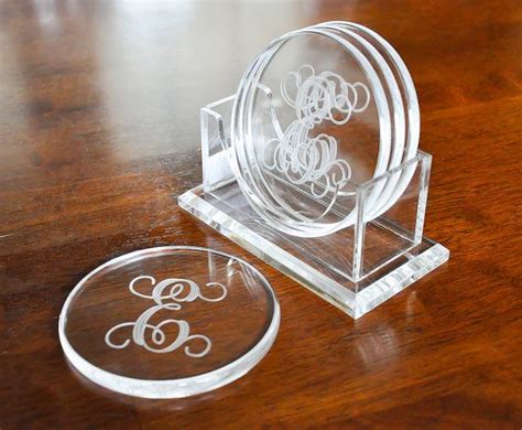 Personalized Acrylic Coasters Laser Engraved Ideas Laser Art