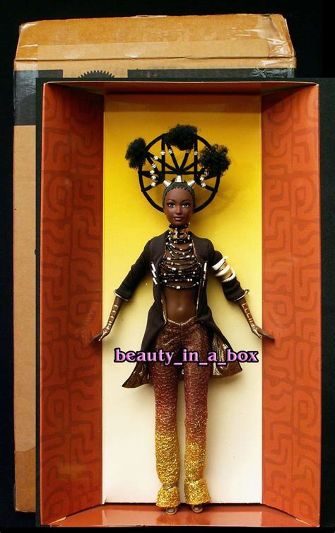 Moja Treasures Of Africa Byron Lars Barbie Limited Edition 1st 2001