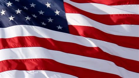 American Flag Slow Waving Close Stock Footage Video 100 Royalty Free