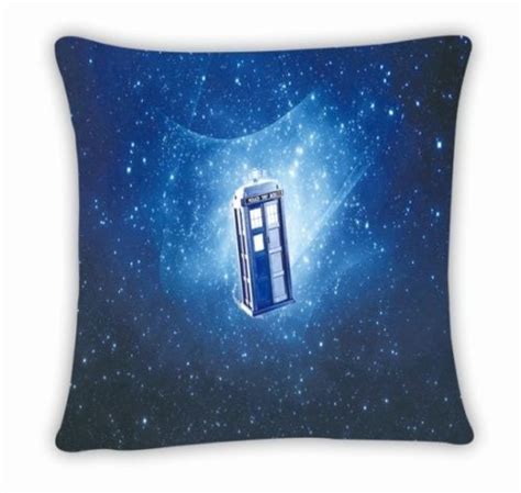 Pillowcase Tardis Dr Doctor Who Police Box Throw Pillow