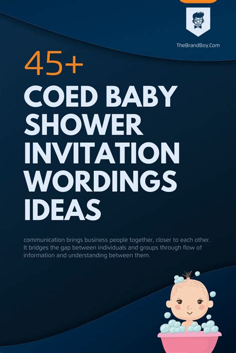 101 Best Coed Baby Shower Invitation Wording Ideas