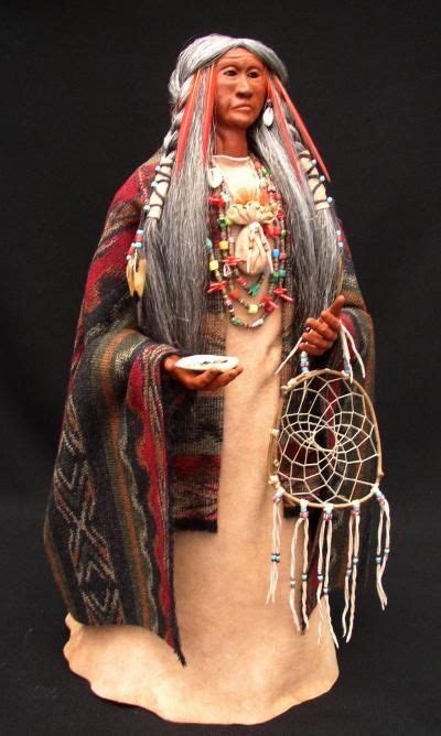 One Who Knows The Ancient Native American Dolls Indian