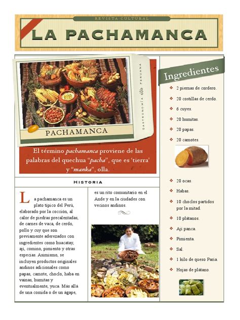 La Pachamanca Cocina Latinoamericana Cocina