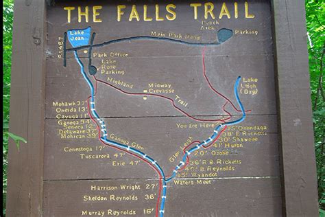 Ricketts Glen Falls Trail Map Maps For You