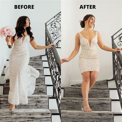 Bride Goes Viral After Chopping Wedding Gown And Transforming It Into Honeymoon Dress Good