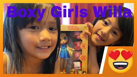 Abby And Yana Unboxing BOXY Girls Willa Online Shopping Fun Doll YouTube