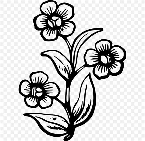 Wildflower Black And White Clipart 10 Free Cliparts Download Images
